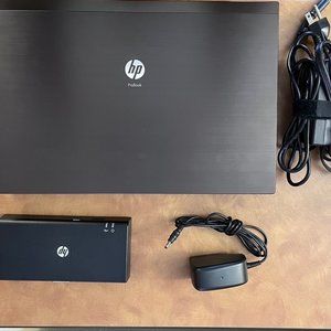 HP ProBook 4520s Laptop Windows 7 with HP HSTNN-S02X Docking Station